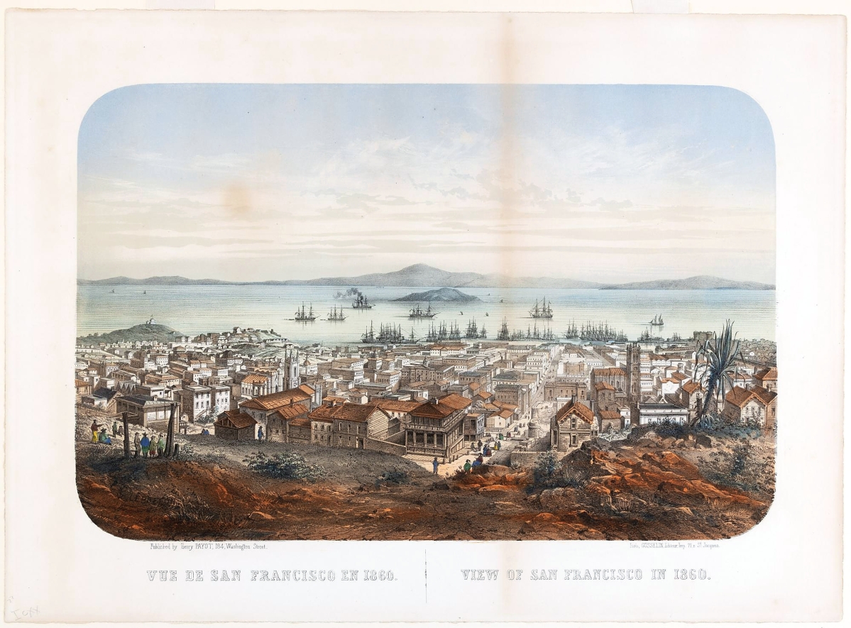 View of San Francisco in 1860