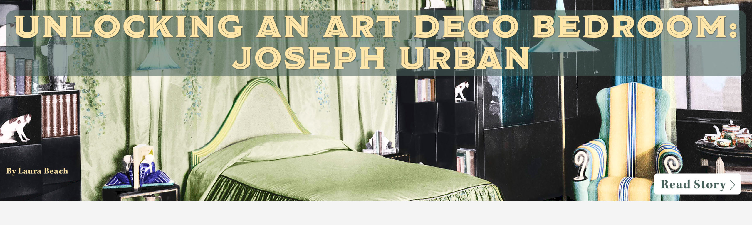 Unlocking An Art Deco Bedroom By Joseph Urban