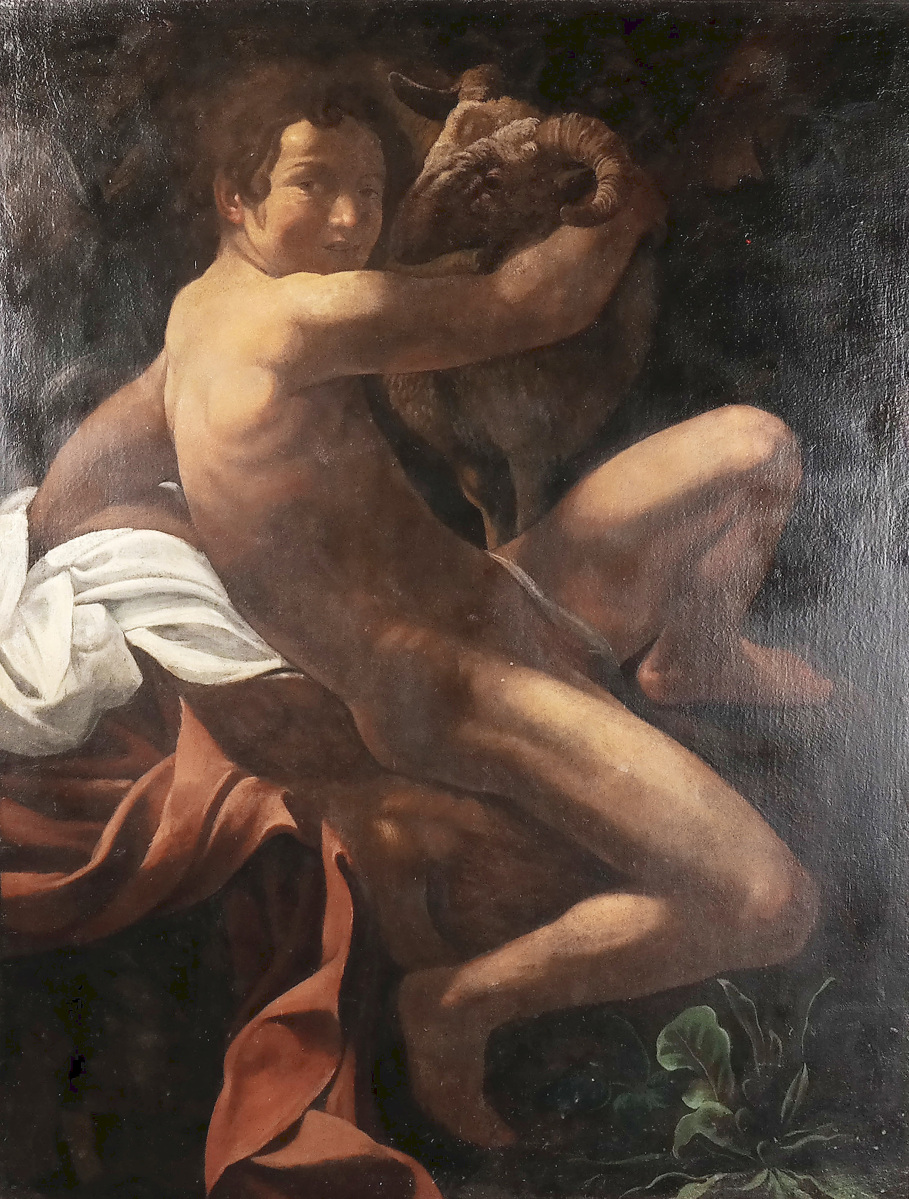 After Caravaggio (1571-1610), John the Baptist