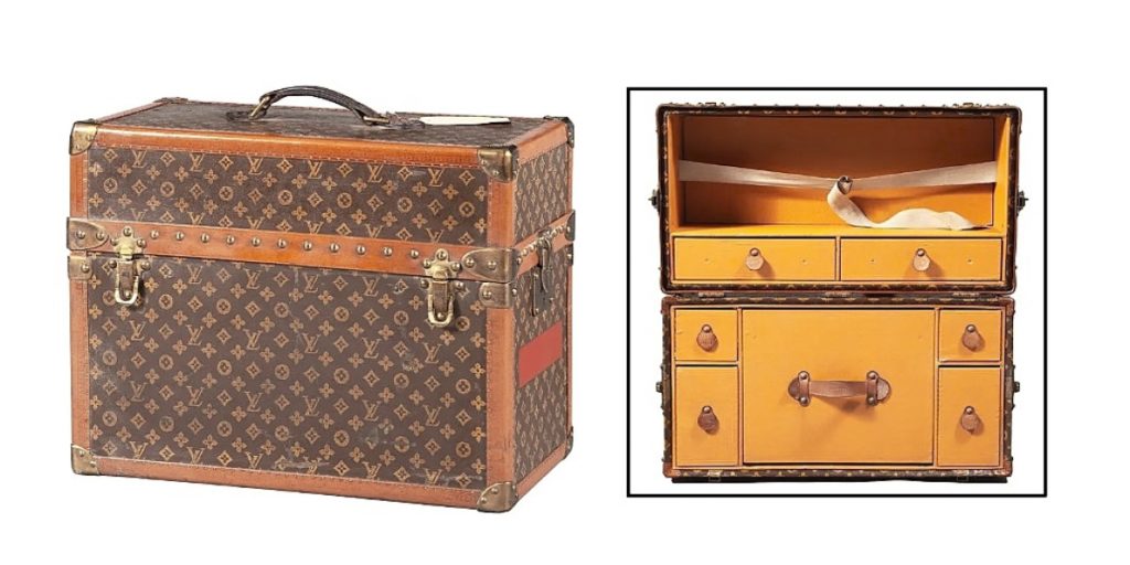 Sold at Auction: Louis Vuitton Monogram Canvas 'Lily Pons' Shoe Trunk