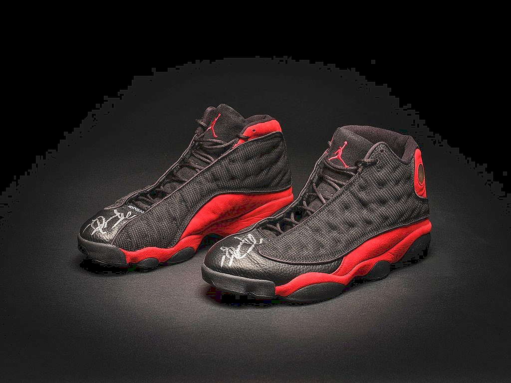 Michael Jordan game-worn 1998 NBA Finals 'Air Jordan 13' shoes sell for  record-breaking $2.238 million 