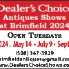 Dealer’s Choice Antiques Shows at Brimfield 2024