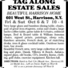 Tag Along Estate Sale - Harrison NY Home