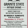Granite State Antique Shows - Bi Weekly Sundays