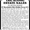 Tag Along Estate Sales - Dobbs Ferry To Settle Estate