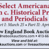 New England Book Auctions - Select Americana 19th c. Historical Prints and Periodicals