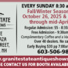 Granite State Antique Shows - Every Sunday