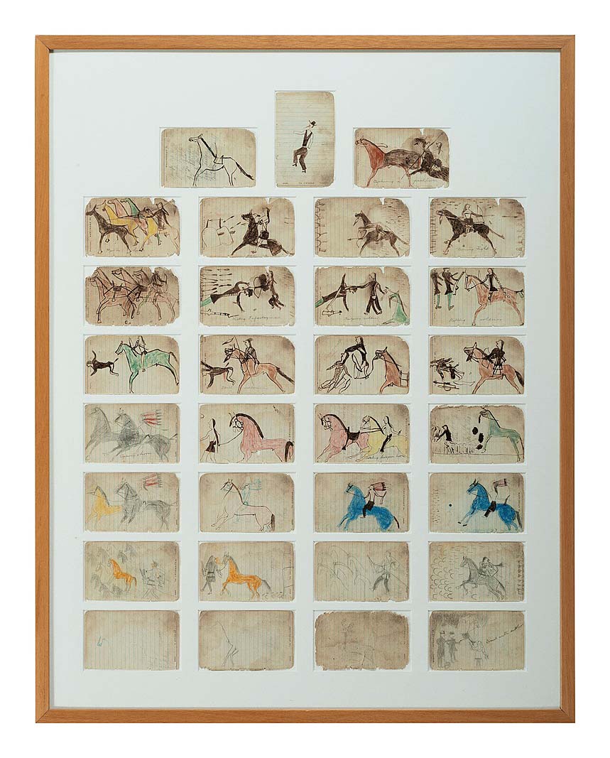 Organized in two frames and selling for $15,360 were 33 Central