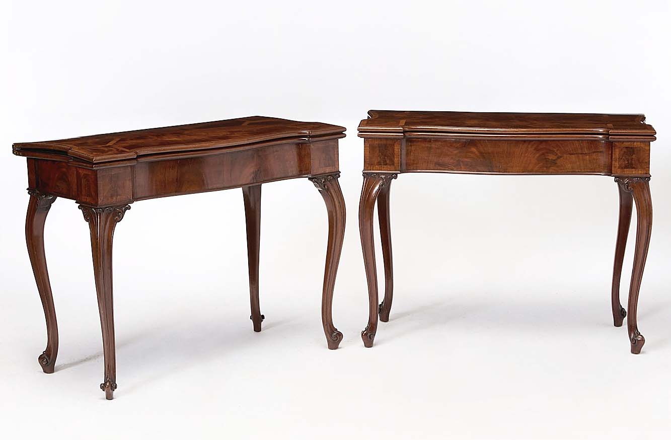 In the manner of Thomas Chippendale, circa 1760, this pair of Ge