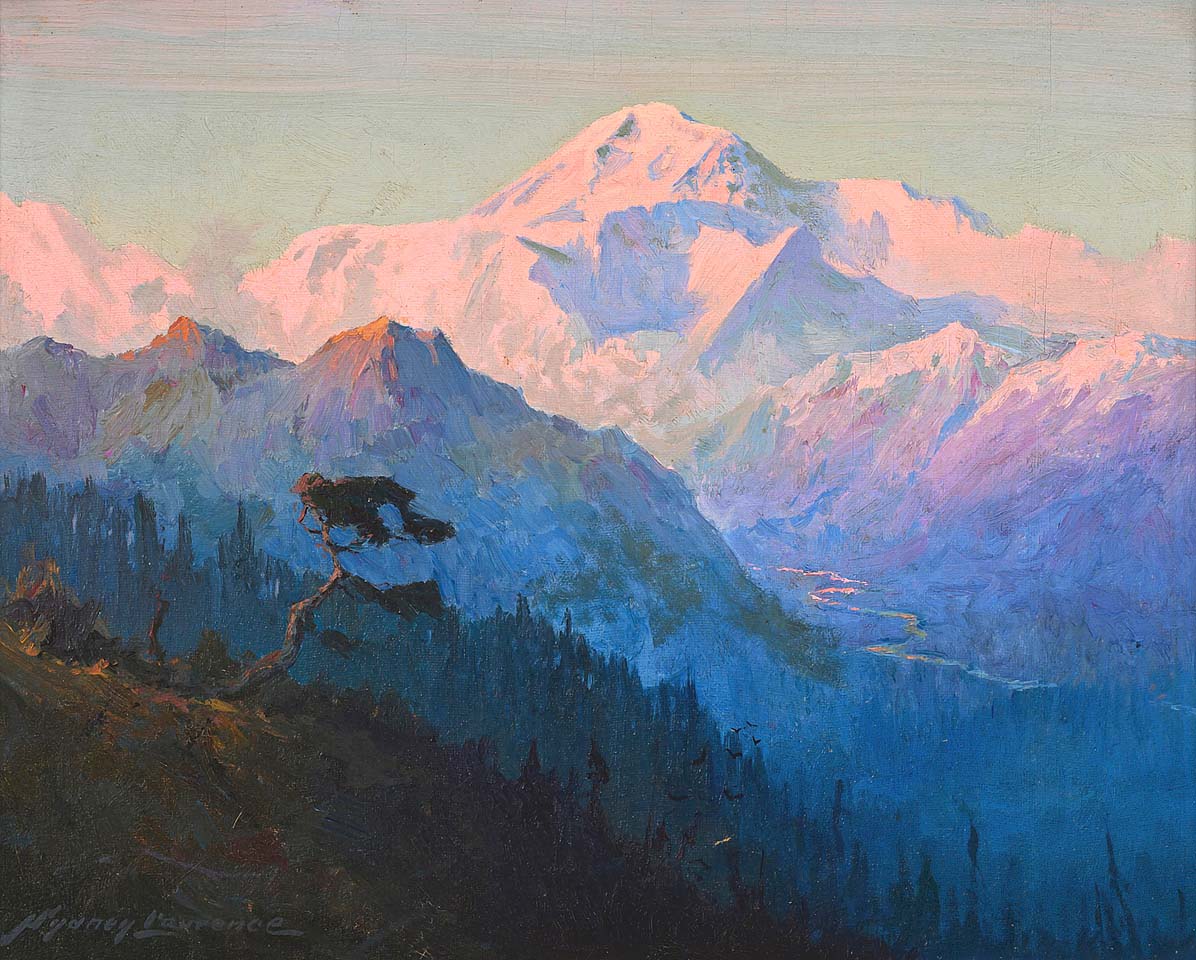 “Mount McKinley” by Sydney Laurence (1865-1940), oil on canv