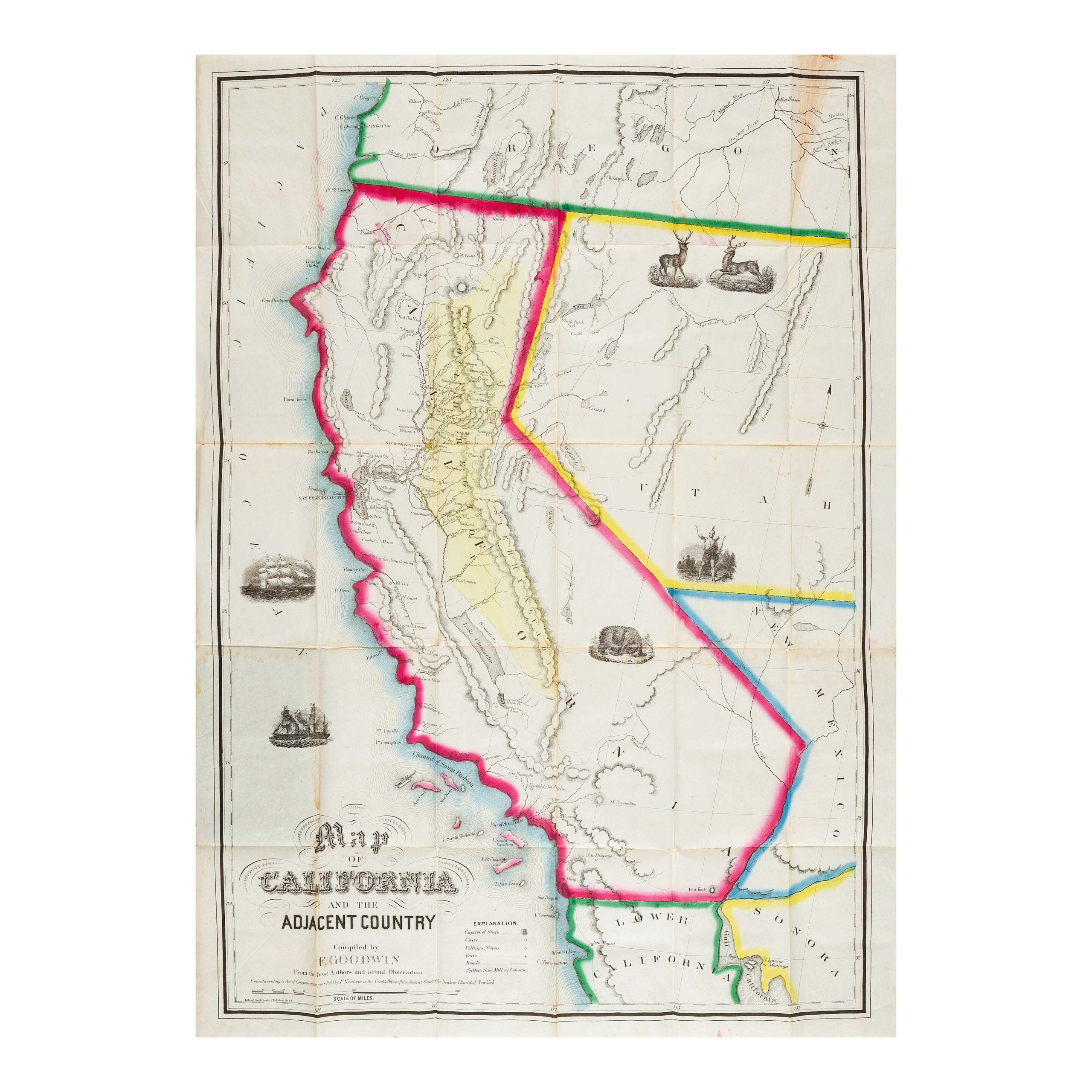 A Brief Description of California… compiled by F. Goodwin, pri