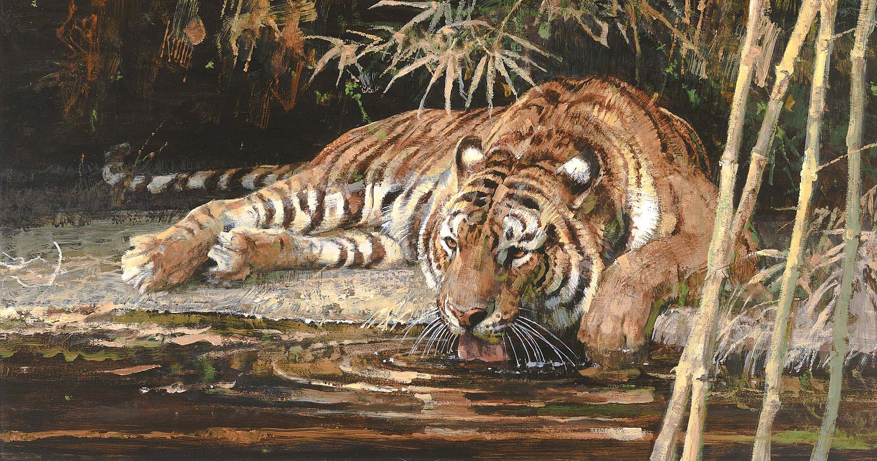 The fourth and final work offered by Bob Kuhn (1920-2007) in thi