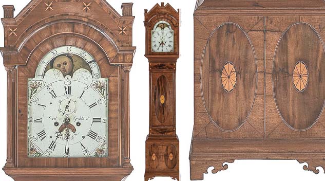 Inlaid Vermont Clock Strikes High Price For Merrill’s